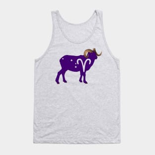 Aries (Royal Purple) Tank Top